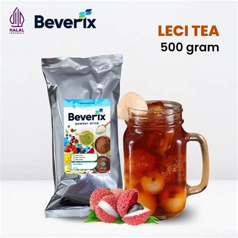 Jual Bubuk Minuman Leci Tea Teh Ekstrak Leci Lychee Enak Murah Powder