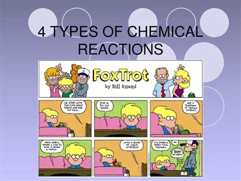 Ppt 4 Types Of Chemical Reactions Powerpoint Presentation Free Download Id 4396409