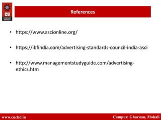 Ethics in advertising | PPT