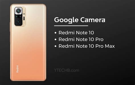 Download Google Camera 9.1 for Redmi Note 10 Pro [Best Mod]