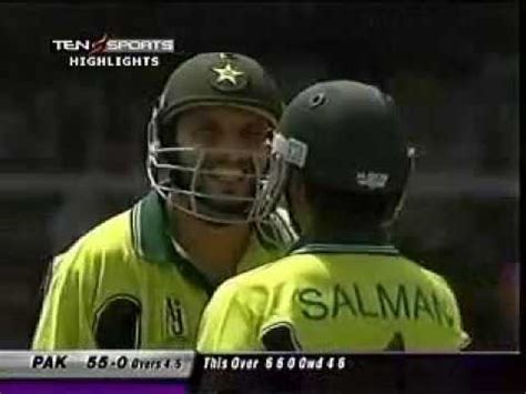 Shahid Afridi On Balls Against India Fastest Hundred Youtube