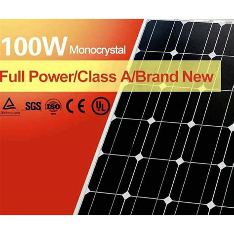 Jual Panel Surya Solar Panel Wp Monocrystalline Shopee Indonesia