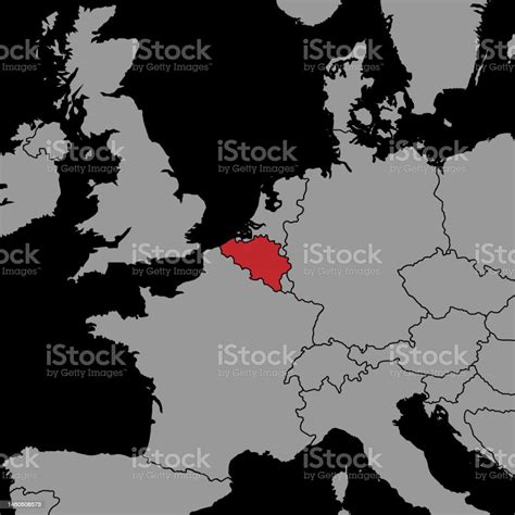 Ilustración De Pin Mapa Con Bandera De Bélgica En El Mapa Del Mundo Ilustración Vectorial Y Más