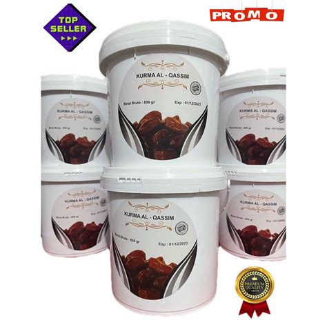 Jual Premium Kurma Kemasan Ember Al Qassim Qasim Asli Original Kurma