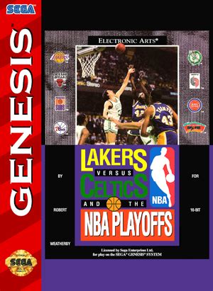 Sega Genesis Lakers Versus Celtics And The Nba Playoffs Custom Game