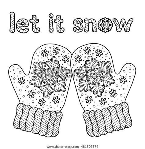 Let It Snow Coloring Pages