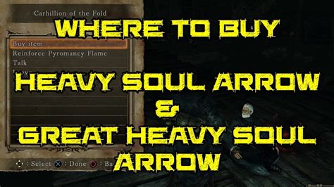 Where To Buy Heavy Soul Arrow Great Heavy Soul Arrow Dark Souls 2