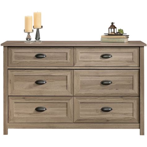 County Line Salt Oak Dresser By Sauder At Fleet Farm Dresser Drawers