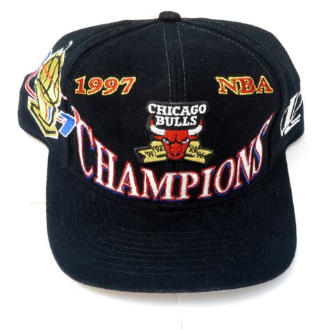 1997 Chicago Bulls NBA Champions Snapback Hat – SGMC - SNAP GOES MY CAP