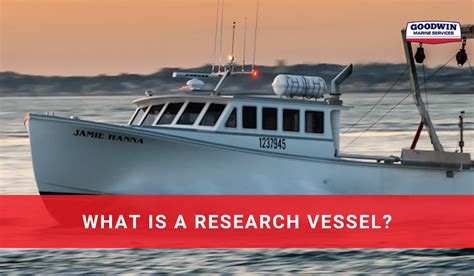 What is a Research Vessel? - Goodwin Marine Services - Offshore