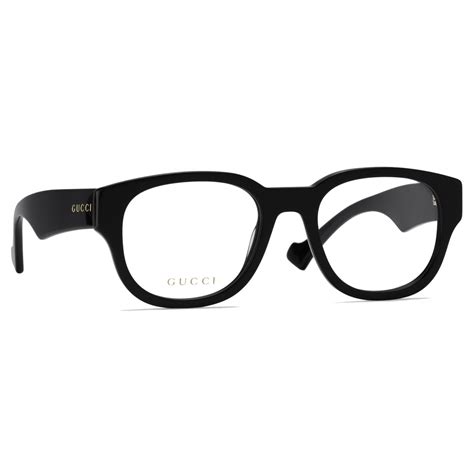 Gucci Round Frame Optical Glasses Black Gucci Eyewear Avvenice