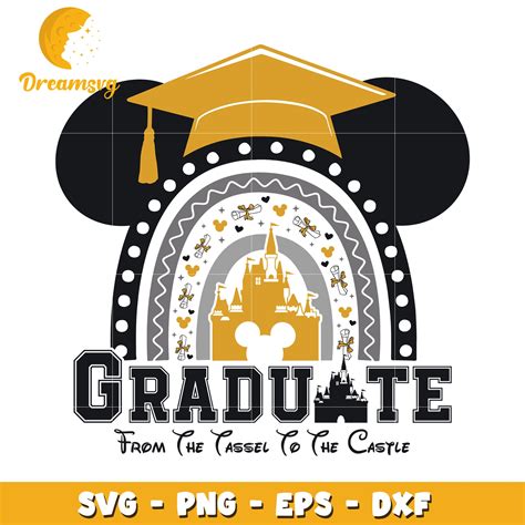 Disney Grad SVG Graduation Castle PNG – DreamSVG Store