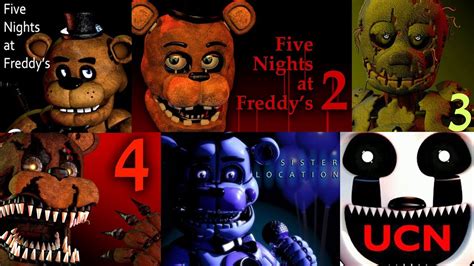 Fnaf 1 2 3 4 5 6 Ucn Jumpscare Simulator Five Nights At Freddy