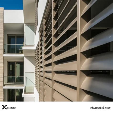 aluminium louvers  elevation xtra metal