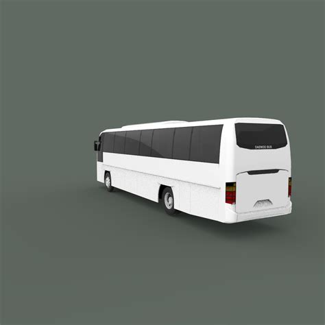 Santa Daewoo Bv115 Bus 3d Max