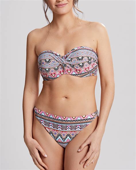 Eclectic Boho Twist Bandeau Bikini Boho Print Tkd Lingerie