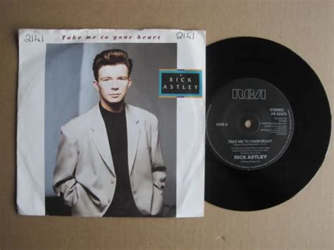 Rick Astley Take Me To Your Heart Rpm Vinyl Record Eur