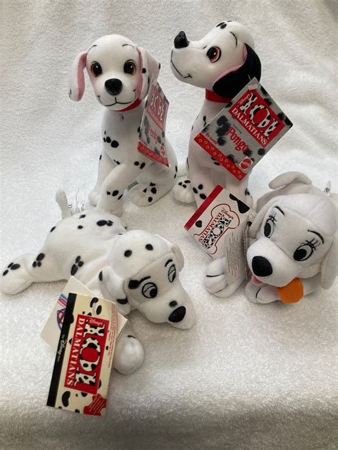 Disney Dalmatian Family Plush Animals Pongo Perdy Oddball - Etsy