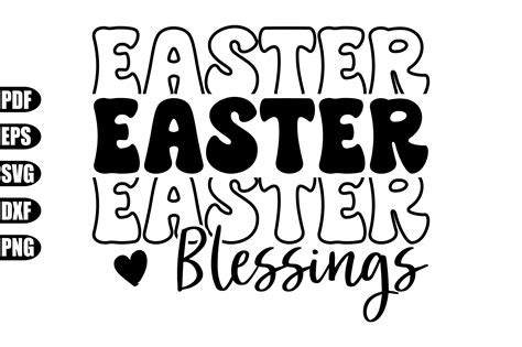 Easter Blessings Svg Graphic By Creativekhadiza124 · Creative Fabrica