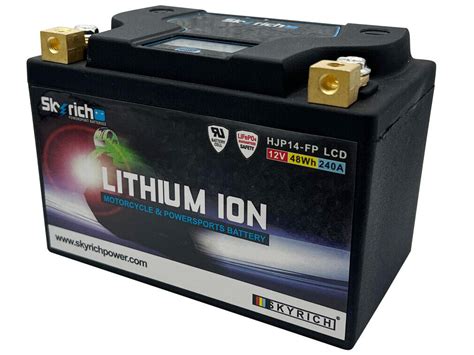 Batterie Lithium Skyrich Hjp Fp Lcd Ytx H Bs Ytz S Ytx Bs Ytz S