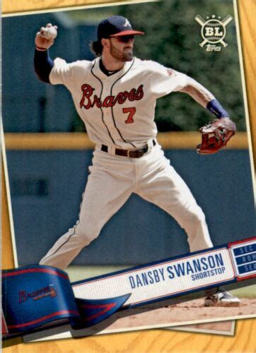 2019 Topps Big League Gold 252 Dansby Swanson EBay