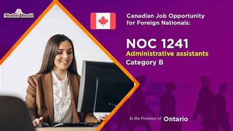 Canadian Job Opportunity For Foreign Nationals Noc Job Title