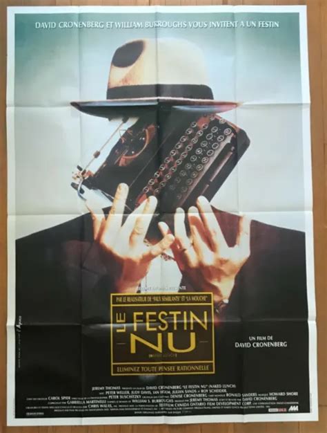 Le Festin Nu Naked Lunch Affiche Cin Ma David Cronenberg