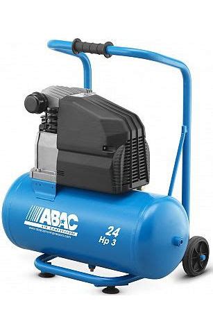 Abac Compresseur 20L 3CV Entraînement Direct Bi Cylindre En V Vitesse