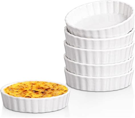 Amazon Ramekins Oz Delling Creme Brulee Ramekins Round Fluted