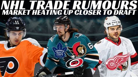 Huge NHL Trade Rumours Karlsson To Leafs Flames Jets Sens Flyers