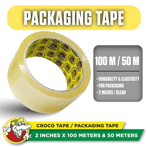 Croco Packaging Tape 6pcs 2 Inches X 50meters 100meters 200meters