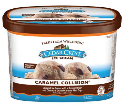 Cedar Crest Caramel Collision Ice Cream Tub 48 Oz Frys Food Stores