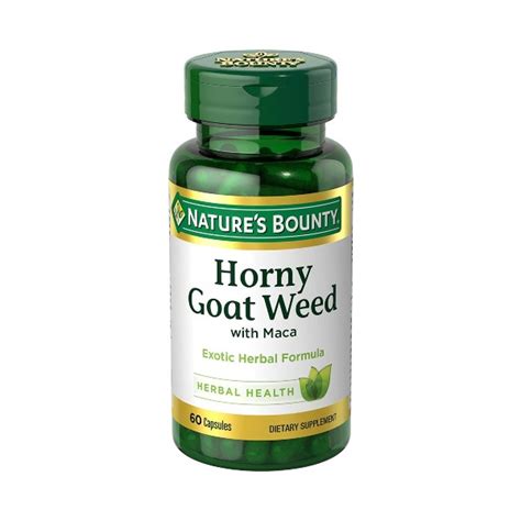 Nature S Bounty Horny Goat Weed With Maca Capsulas Mundo Verde Hn