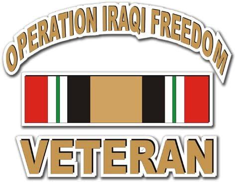 Amazon Operation Iraqi Freedom Veteran Decal Sticker 3 8 Sports