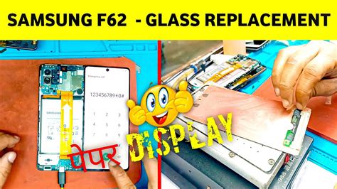 Samsung F62m51 Broken Glass Replacement Spare Repair Youtube