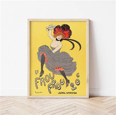 Le Frou Frou Journal Humoristique Art Nouveau Art Print By Leonetto