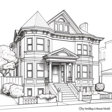 House Coloring Pages Free And Printable