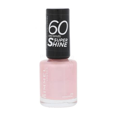Rimmel London 60 Seconds Super Shine Лак за нокти за жени 8 ml Нюанс ...