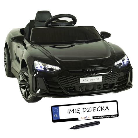 Auto na akumulator Dla Dzieci 4x4 AUDI RS e tron GT Skóra EVA USB LEDy