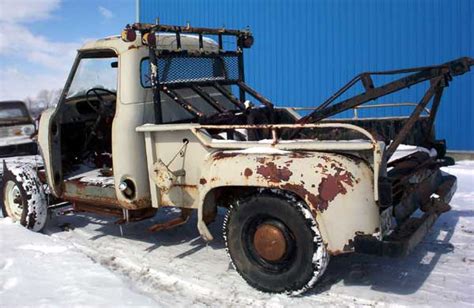 1955 Wrecker Tow Truck Woolcock Antique Auto Parts