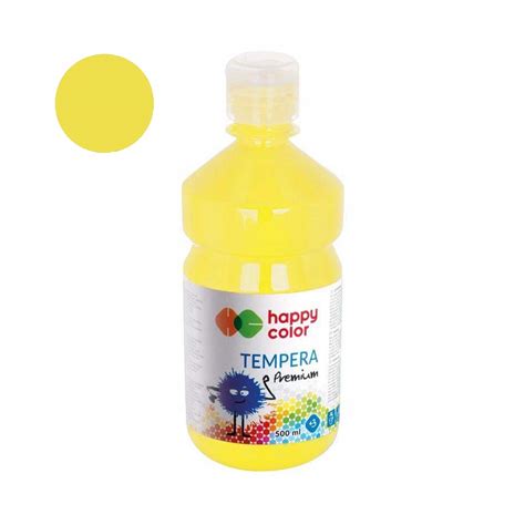 Farba Tempera Premium Happy Color 500ml 10 Cytrynowy Storm Sklep