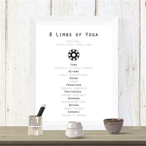 8 Limbs Of Yoga Printable Instant Download Etsy