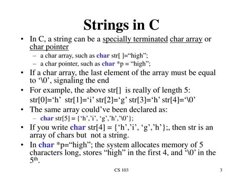 PPT Strings In C The String Class PowerPoint Presentation Free