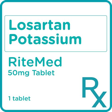 Ritemed Losartan 50mg 1 Tablet [prescription Required] Watsons Philippines