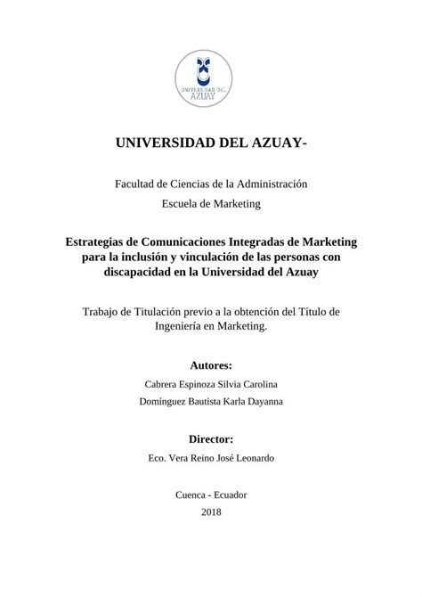 PDF Estrategias De Comunicaciones Integradas De Marketing Para