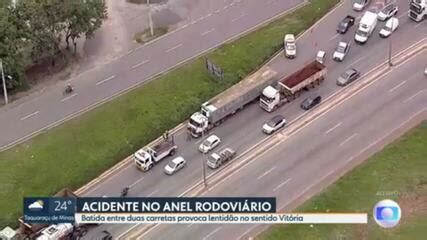 Vídeo Acidente provoca lentidão no Anel Rodoviário de BH MG1 G1