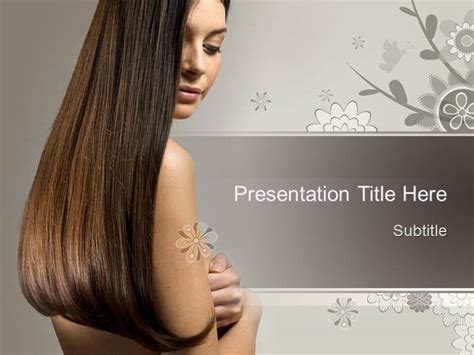 Free Beauty Hair Ppt Template