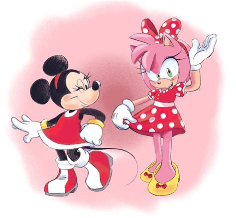 Minnie Mouse And Amy Rose Switch Clothes Sonic The Hedgehog Know