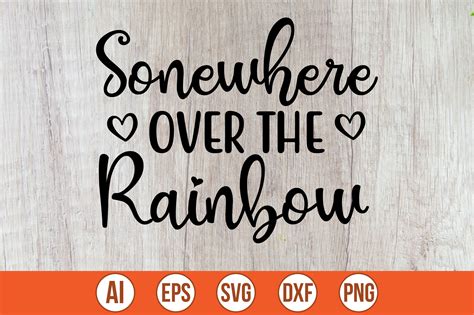 Sonewhere Over The Rainbow Graphic By Creativemim2001 · Creative Fabrica