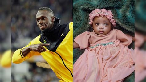 Usain Bolt Shares 1st Photos Of Daughter Reveals Her Name Olympia